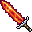 fiery spike sword replica