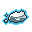 spectral silver nugget