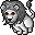 white lion doll